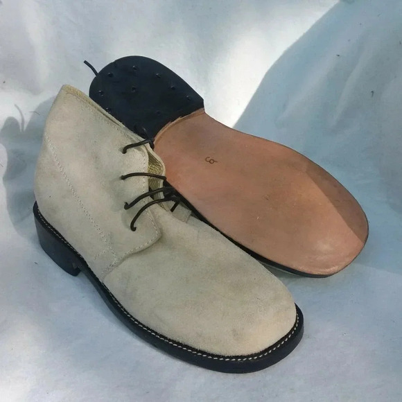 Reproduction Civil War Mens Brogan Boots - Picture 3 of 3